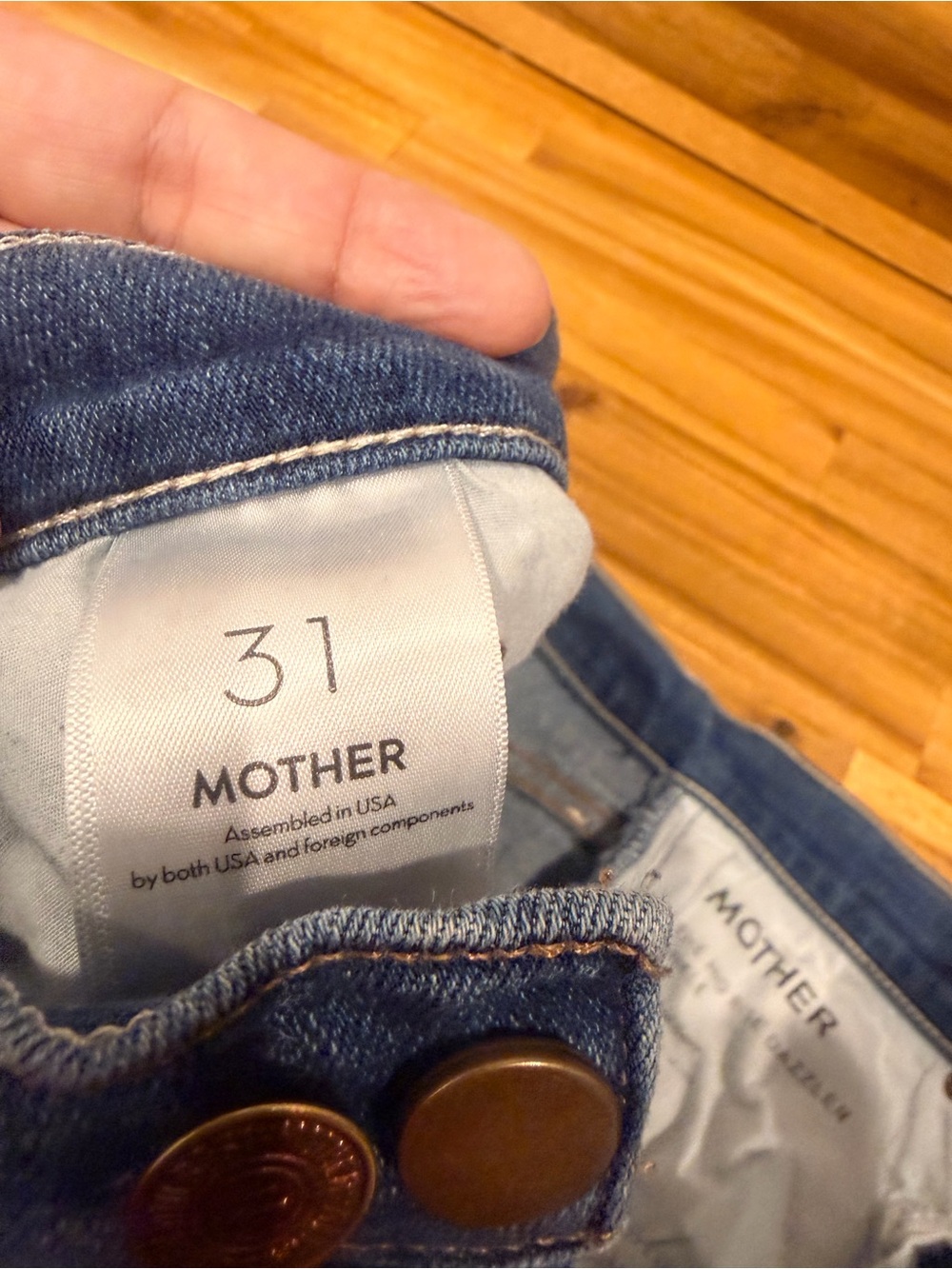 MOTHER The Midrise Ankle Dazzler size 31 - Picture 5 of 9